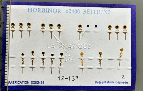 Lot aiguilles pour - montre, à