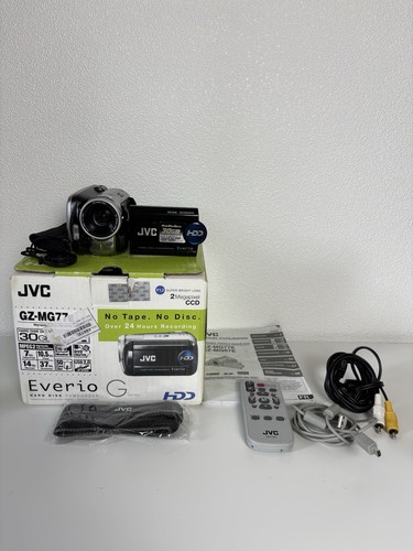 Jvc everio mg77e - jvc,