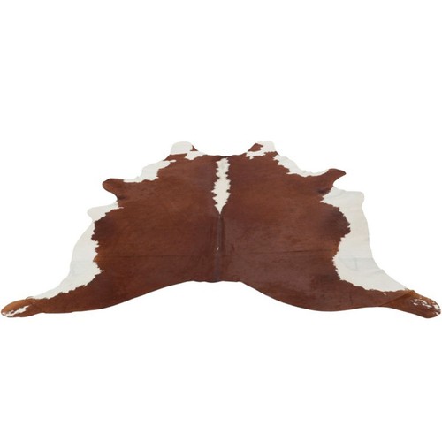 Tapis déco cuir vache - tapis,
