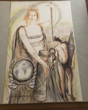 dessin original signé Andrew