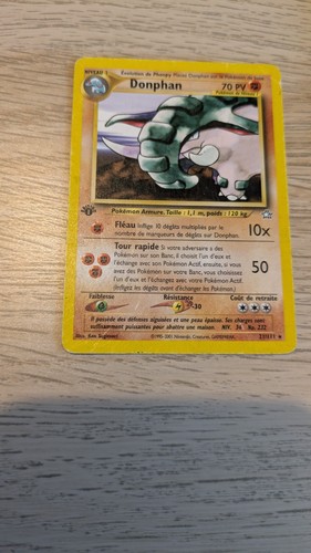 Carte pokémon donphan - fr,