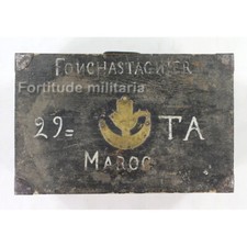 Tirailleurs : Caisse d'effets