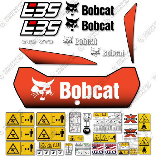 Fits bobcat e35 decal - decal, mini