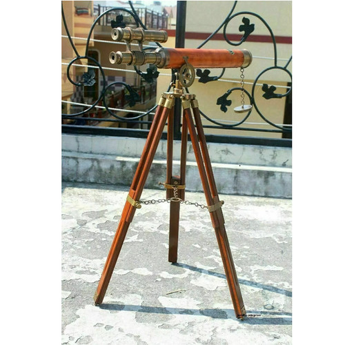 Télescope ancien style - , laiton