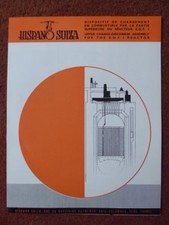DEPLIANT HISPANO-SUIZA NUCLEAIRE NUCLEAR REACTOR REACTEUR EDF COMBUSTIBLE