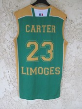 Maillot basket CSP LIMOGES 2018 Josh CARTER n°23 EuroCup 7 days shirt jersey L