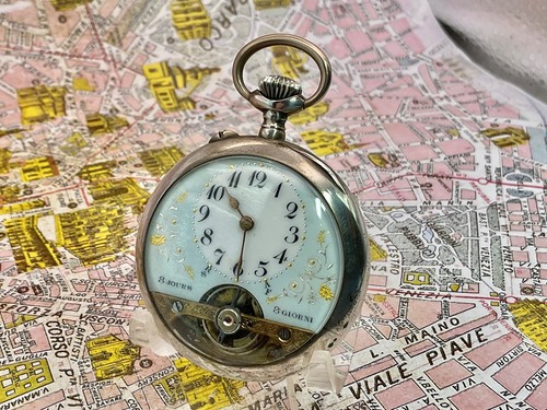 Orologio tasca argento - orologio,