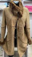 Manteau En Peau De Mouton Pour Femme Couleur Marron Taille 46 Code AE168