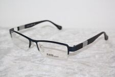 Neuf Monture Lunettes Vue Optique PLACEBO Titane J38 - Noir Bleu  55.17/140