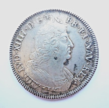 LOUIS XIV écu aux palmes 1693 S Reims