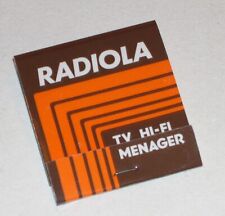 Pochette Allumettes RADIOLA - TV - HI-FI - MENAGER  