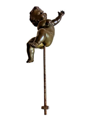 Putti chérubin en bronze - /,