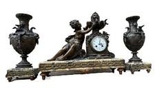 GARNITURE DE CHEMINÉE PENDULE