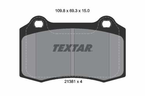 Kit plaquettes frein - de,