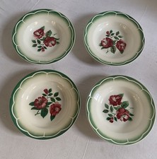 4 Assiettes Creuses Anciennes Digoin Modèle Mireille Tbe