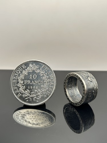 Bague pièce monnaie 10 - bague,