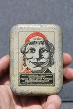 Ancienne Boite Tôle Lithographiée Pastille Laxative Mathivat Chatel Guyon