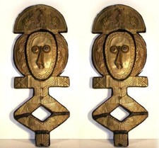 African or Oceanic Objects, une Paire De Bakota ( Kota ) Gardien Silhouettes,
