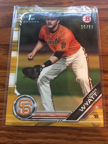 2019 bowman draft logan wyatt - logan,