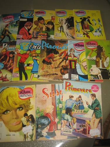 Lot bd rosesblances - lot,