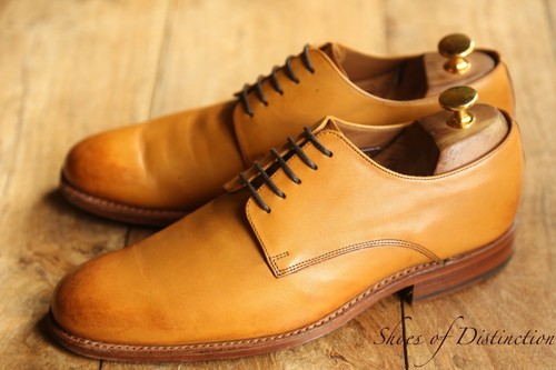 Chaussures derby cuir brun - en,