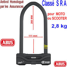 ABUS Moto SRA Antivol U Granit Extreme 59/180HB SRA Sécurité Maximum (20 sur 20)