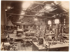 France, Usine, Matériel Industriel, A Identifier vintage albumine print Tirage