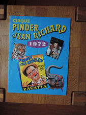 Programme Cirque  Pinder jean