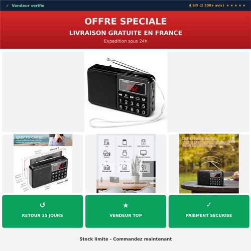 Radio portable prunus 429 - portable,
