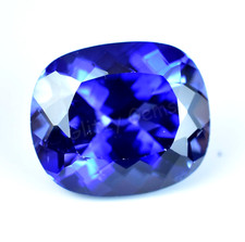 Coussin naturel bleu royal saphir de Ceylan 13,05 ct certifié pierre précieus...