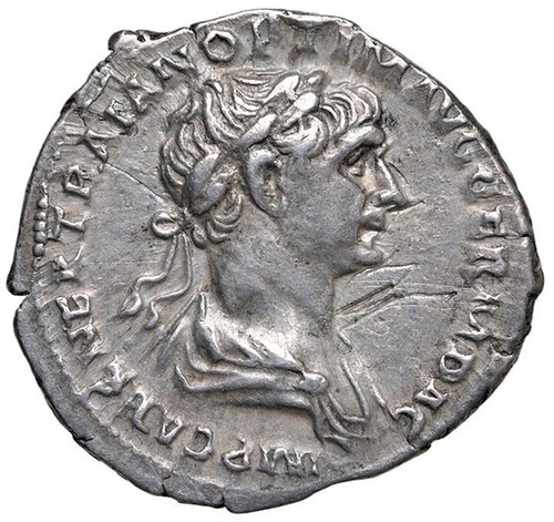 Roma trajano denar - sc.,