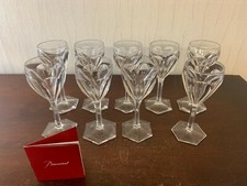 6 verres à vin blanc modèle Compiègne en cristal de Baccarat /prix à la pièce