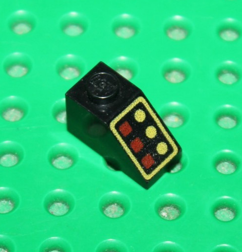 Lego space black slope brick - space,