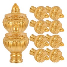 10 Pcs Embouts De Tringle À