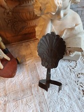 Ancien porte Bougie mural tole