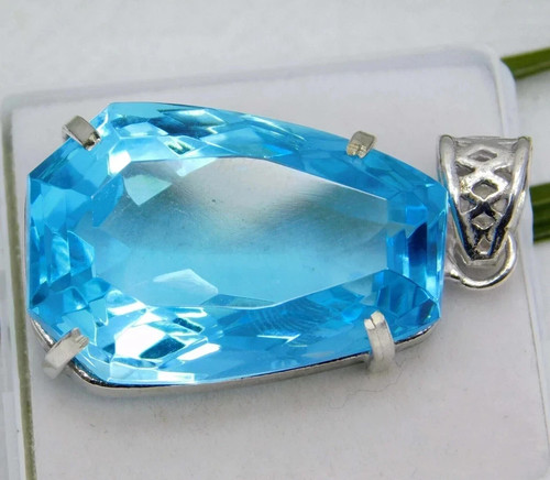 Pendentif argent massif - en,