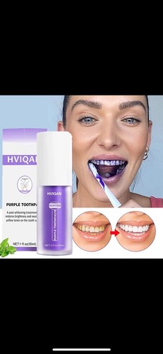 Dentifrice violet dentaire v34 - dentifrice,