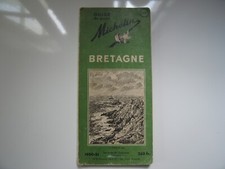 Guide Vert Michelin ancien sur la Bretagne de 1950-51 complet et en bon état