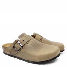 BIONATURA SABOT SAND EN CUIR