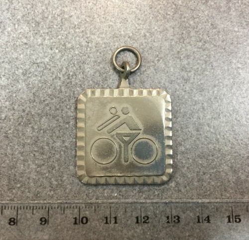 Old bicycle medal belgian - old,