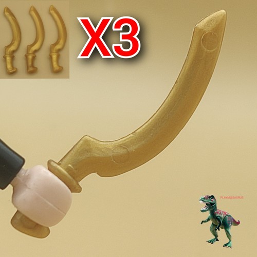 Playmobil épée courbe - x3,