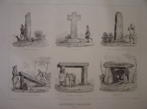 Grande gravure menhir - grande,