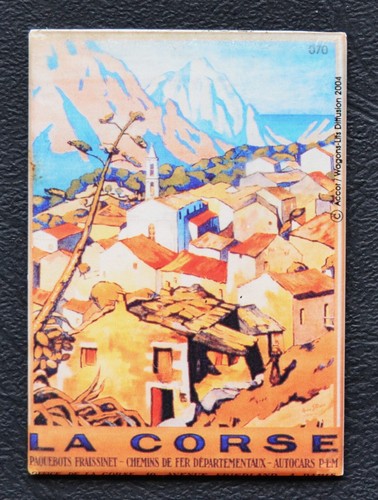 Magnet village corse - "village, corse"