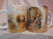 Tasse / Mug - motif chien  TECKEL POIL LONG