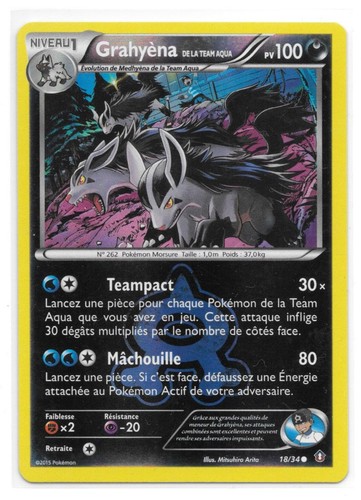 Carte pokémon grahyena team - grahyena,