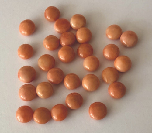 Lot perles anciennes corail - anciennes,