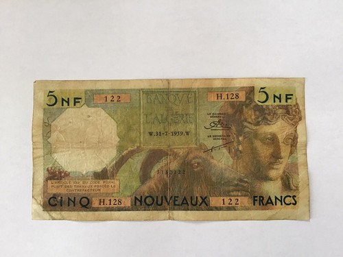 Algerie nouveaux francs - algerie,