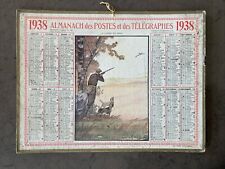 ALMANACH DES POSTES - CALENDRIER PTT  1938 - DÉPARTEMENT DE LA SOMME 80