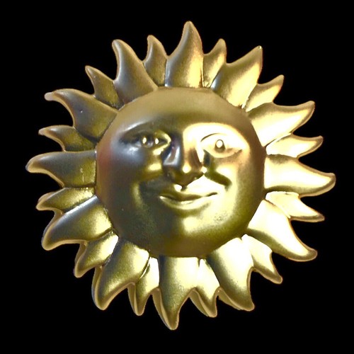 Superbe vintage broche soleil - superbe,