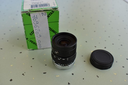 Cctv lens cosmicar - cosmicar/pentax, 12mm